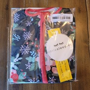 LittleSleepies Poinsettia Zippy 3-6m